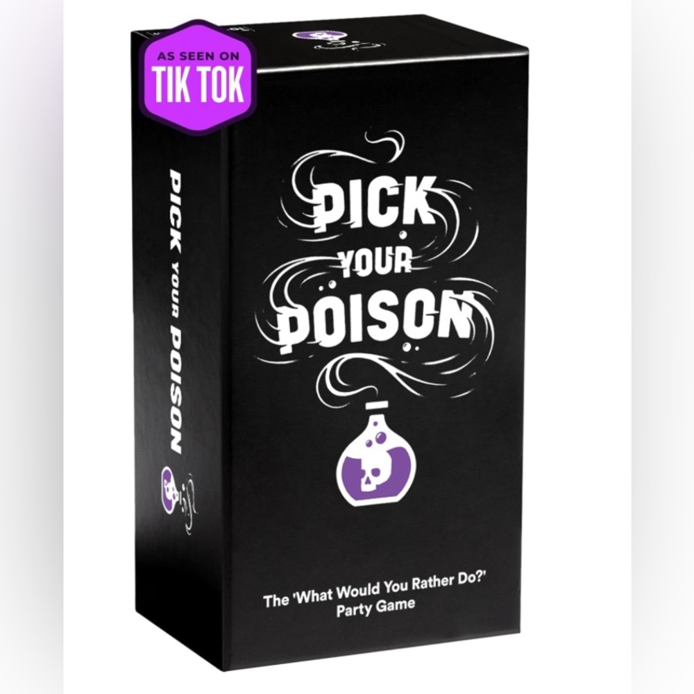 PICK YOUR POISON Party Game - The “What Would You Rather Do?” Family Card Game